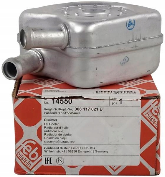 Febi Bilstein 14550 Радиатор масла, масло моторный