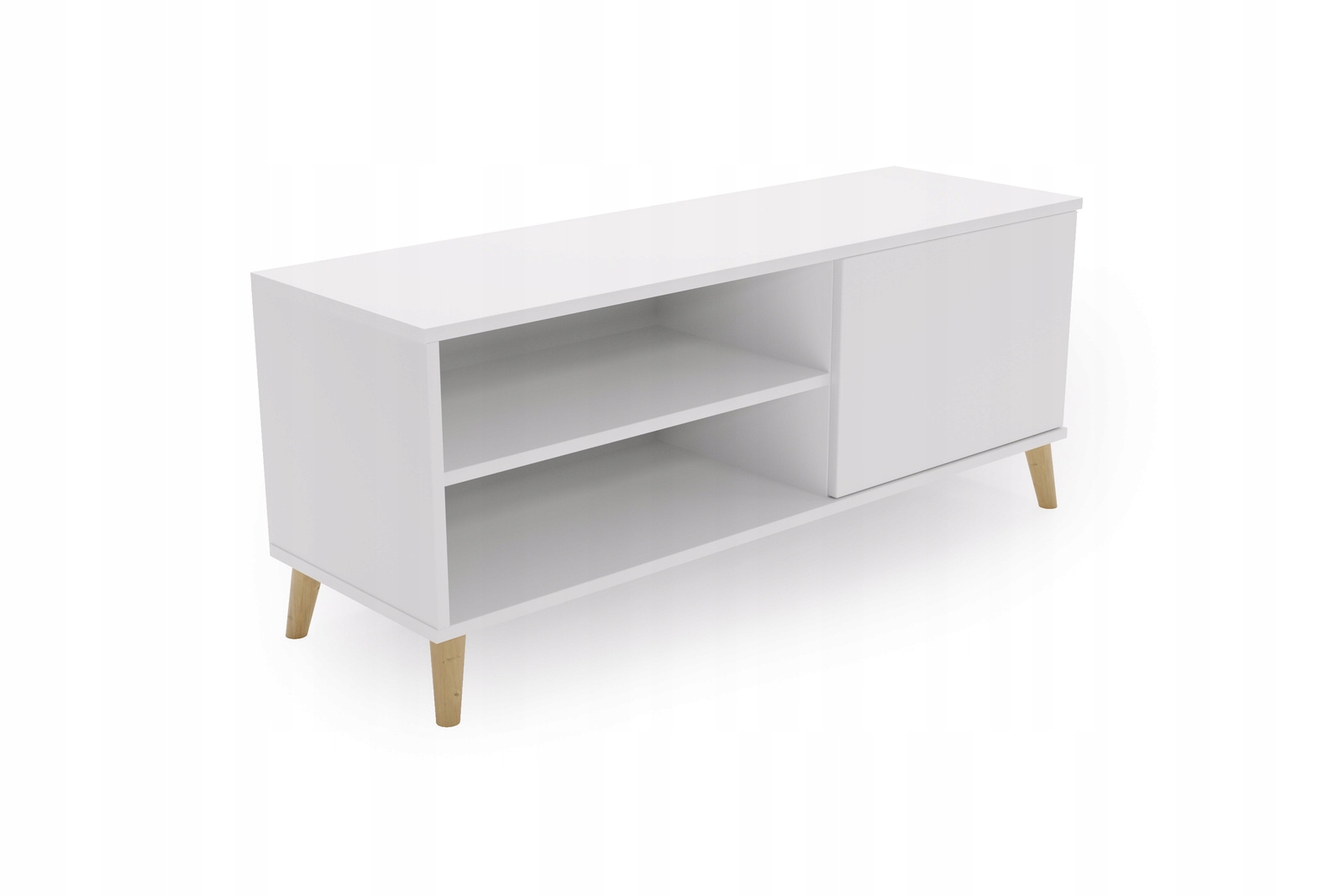 Rtv skrinka Viva 110 cm farba Biely stolík pod televízor