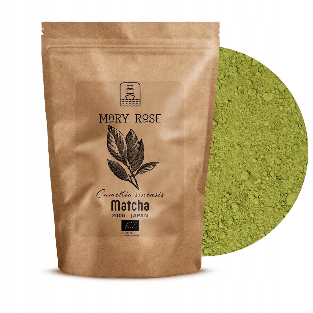 Levně Mary Rose Japonská Matcha Bio Čaj Zelený organický 200 g