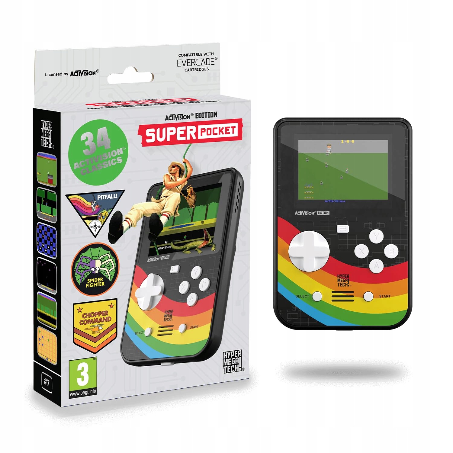 Konsola Retro z Zestawem Gier Evercade Hyper Tech Pocket