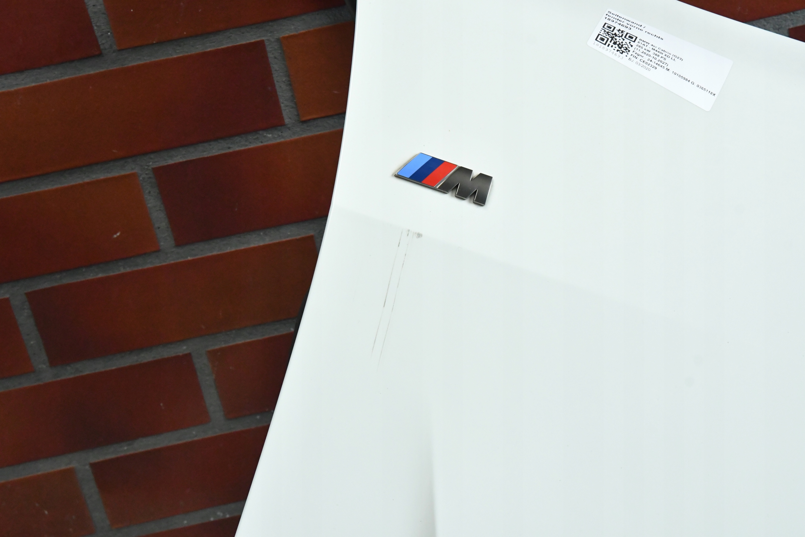 parafango destra BMW 4 G22 G23 A300 ALPINWHITE