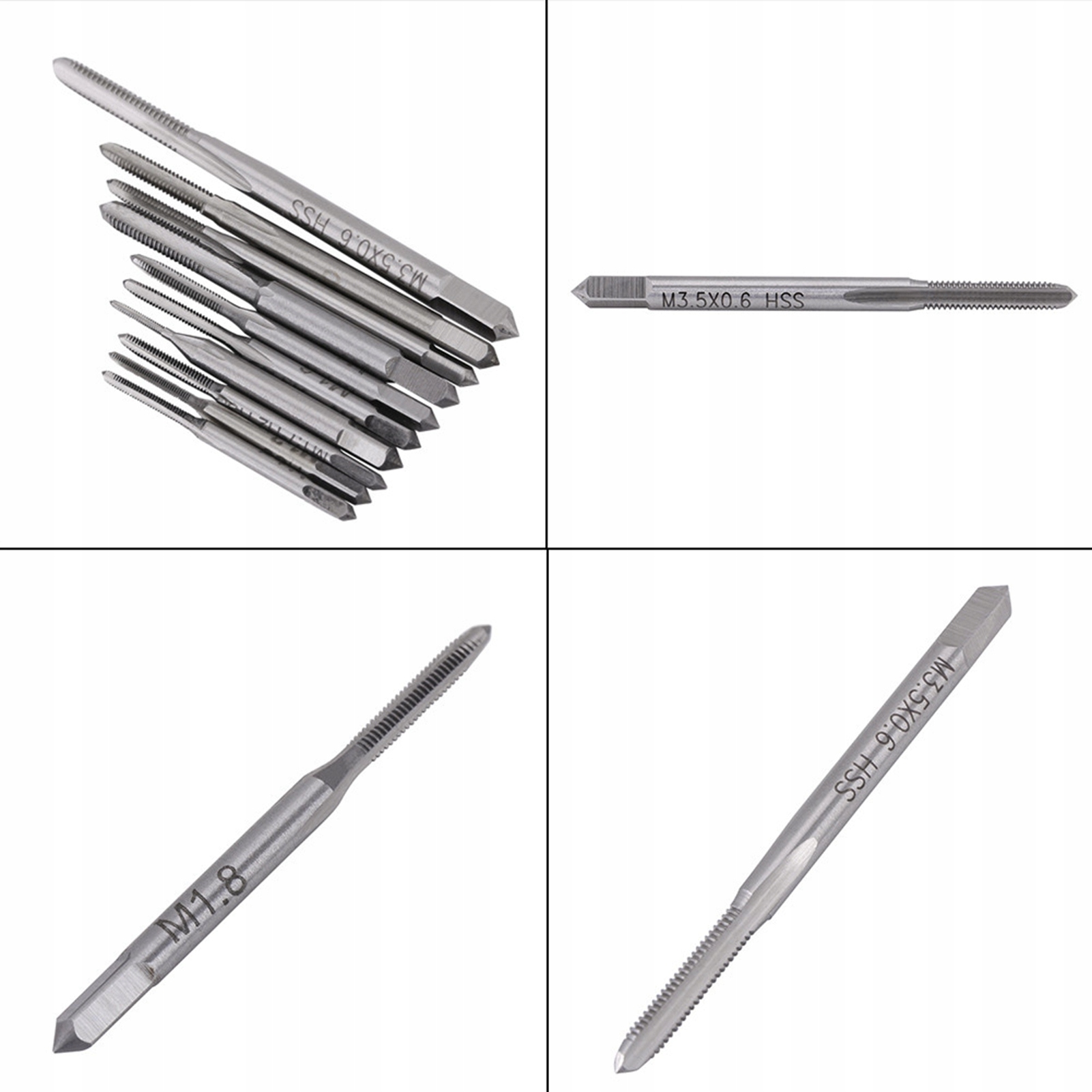 10 SZT MINI GWINTOWNIK RĘCZNY M1-M3.5 Marka bez marki