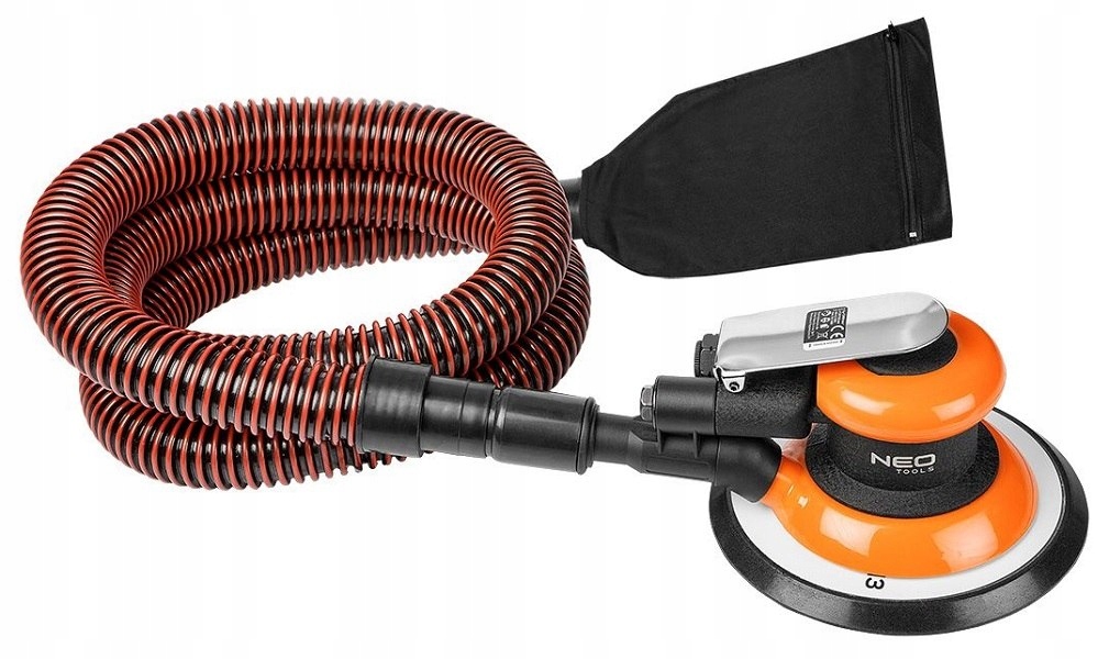 SZLIFIERKA MIMOŚRODOWA NEO PNEUMATYCZNA 150MM, ODSYSANIE PYŁU Skok oscylacji 3 mm