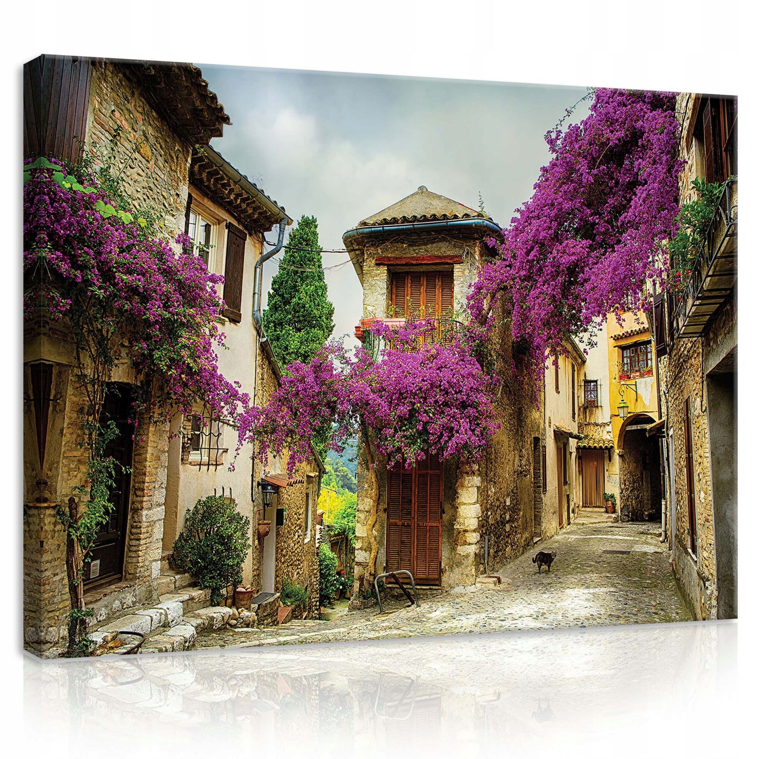 Obraz 80x60 Staré středomořské městečko úzká kamenná ulička