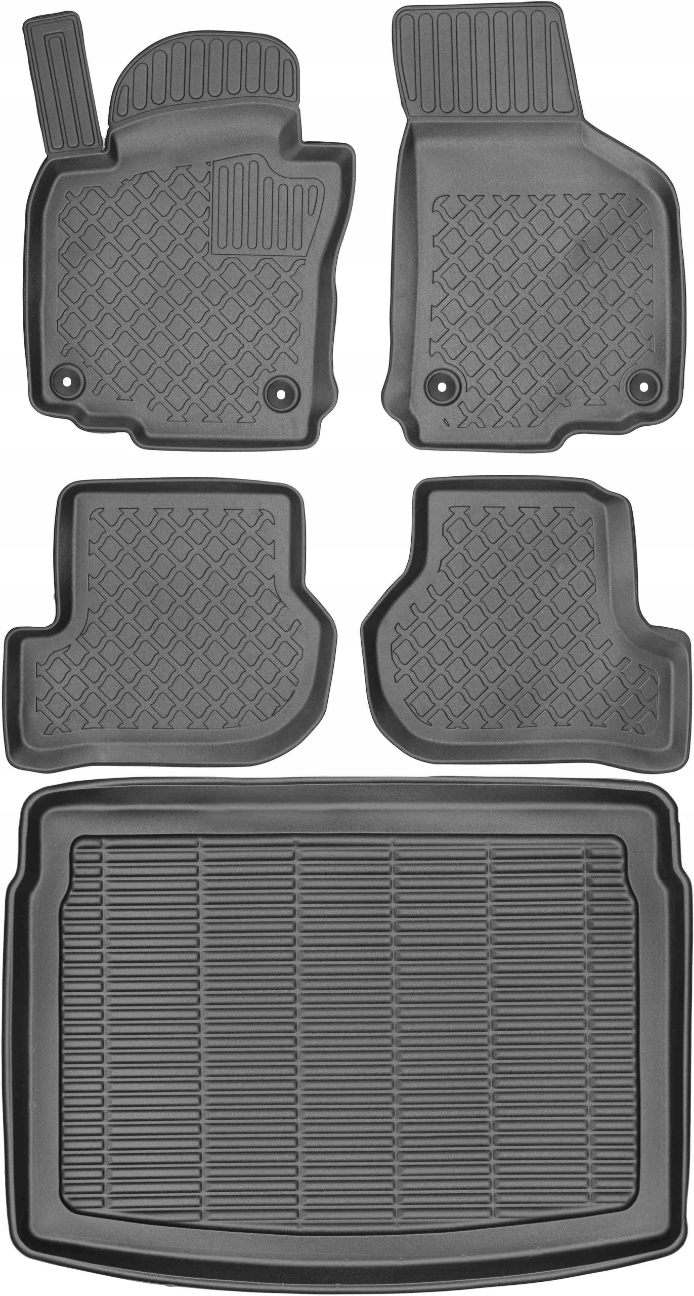 Vw Golf VI Hatchback 08-12 Gumové stierače rohož batožinového priestoru