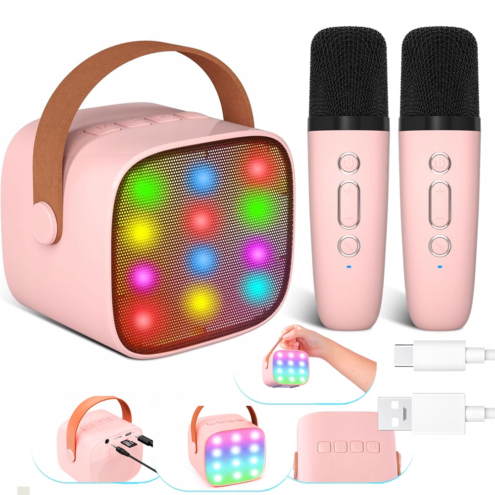 Wowstar Karaoke Zestaw Dla Dzieci Z Mikrofonami Bluetooth Głośnik — miniatura 16