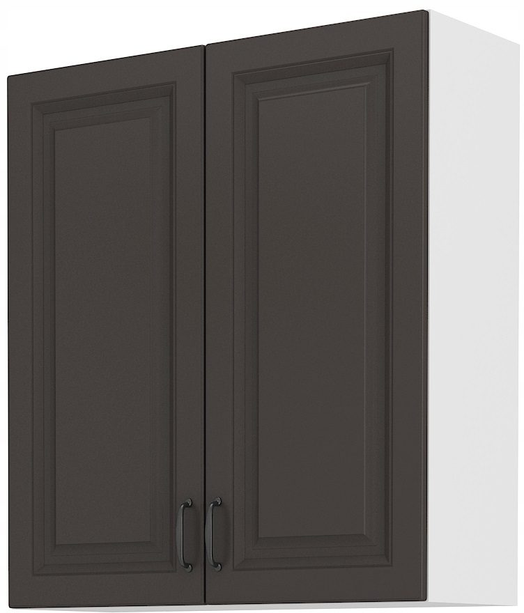Horní kuchyňská skříňka ''90'' 80 cm. Bílá Grafit