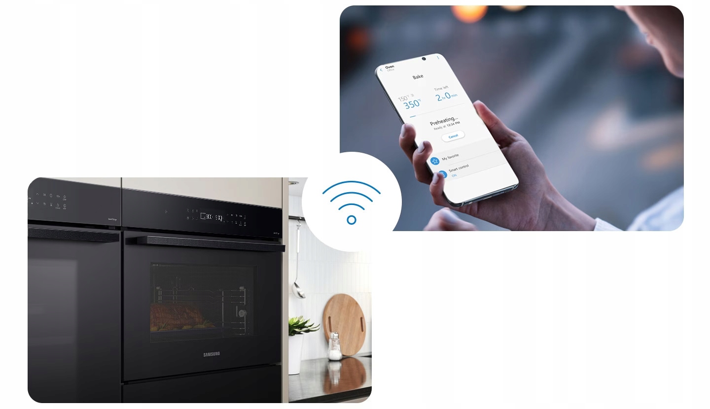 Kuchenka mikrofalowa Samsung NQ5B4313IBK Łączność WiFi, SmartThings Cooking Kolor dominujący czarny