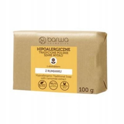 

Barwa Mydło naturalne szare rumianek 100g
