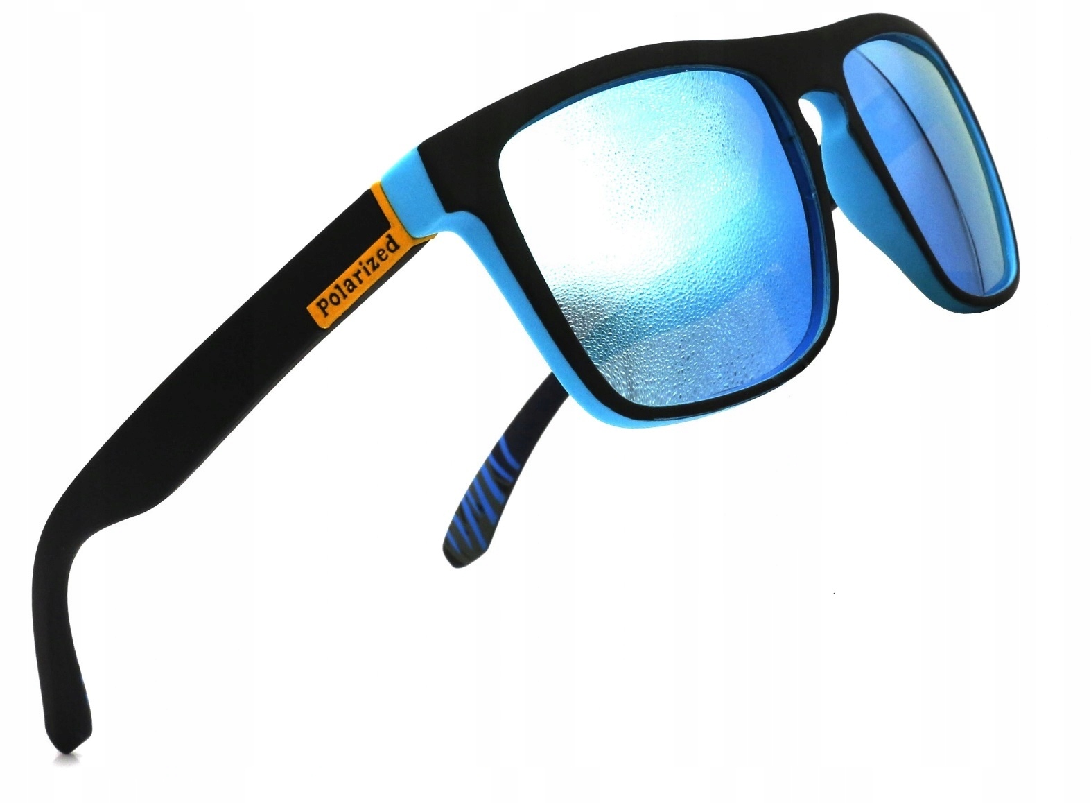 OKULARY PRZECIWSŁONECZNE MĘSKIE POLARYZACYJNE FILTR UV400 POLARYZACJA CE Kod producenta G-POL2-10-NIEBIESKIE-L WSS