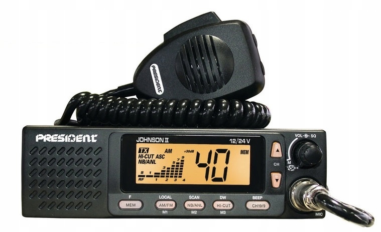 PRESIDENT JOHNSON II ASC RADIO AM FM 12V 24V BG8 Radio manufacturer President