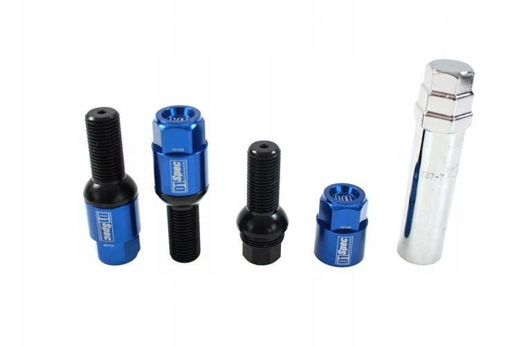 Śruby do kół D1Spec Heptagon 2w1 Stal 12x1,5 Niebieskie Producent MTuning