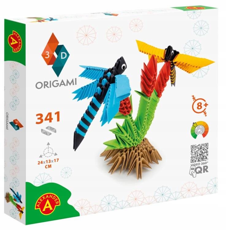 

Alexander Zestaw Kreatywny Origami 3D Ważki 2350