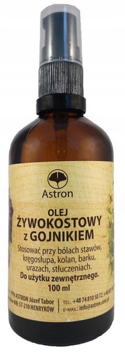 

Olej Żywokostowy Z Gojnikiem 100ML Astron Żywokost