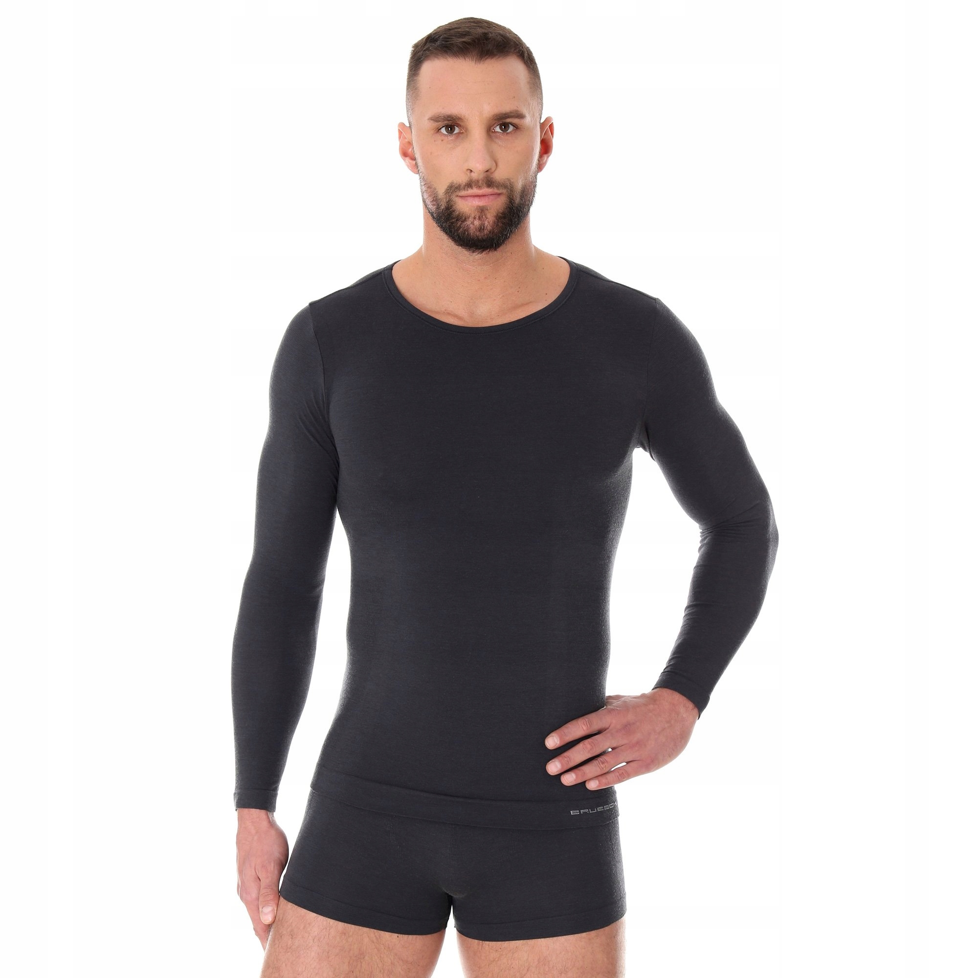 

Koszulka męska Brubeck Comfort Wool Wełna Merino M