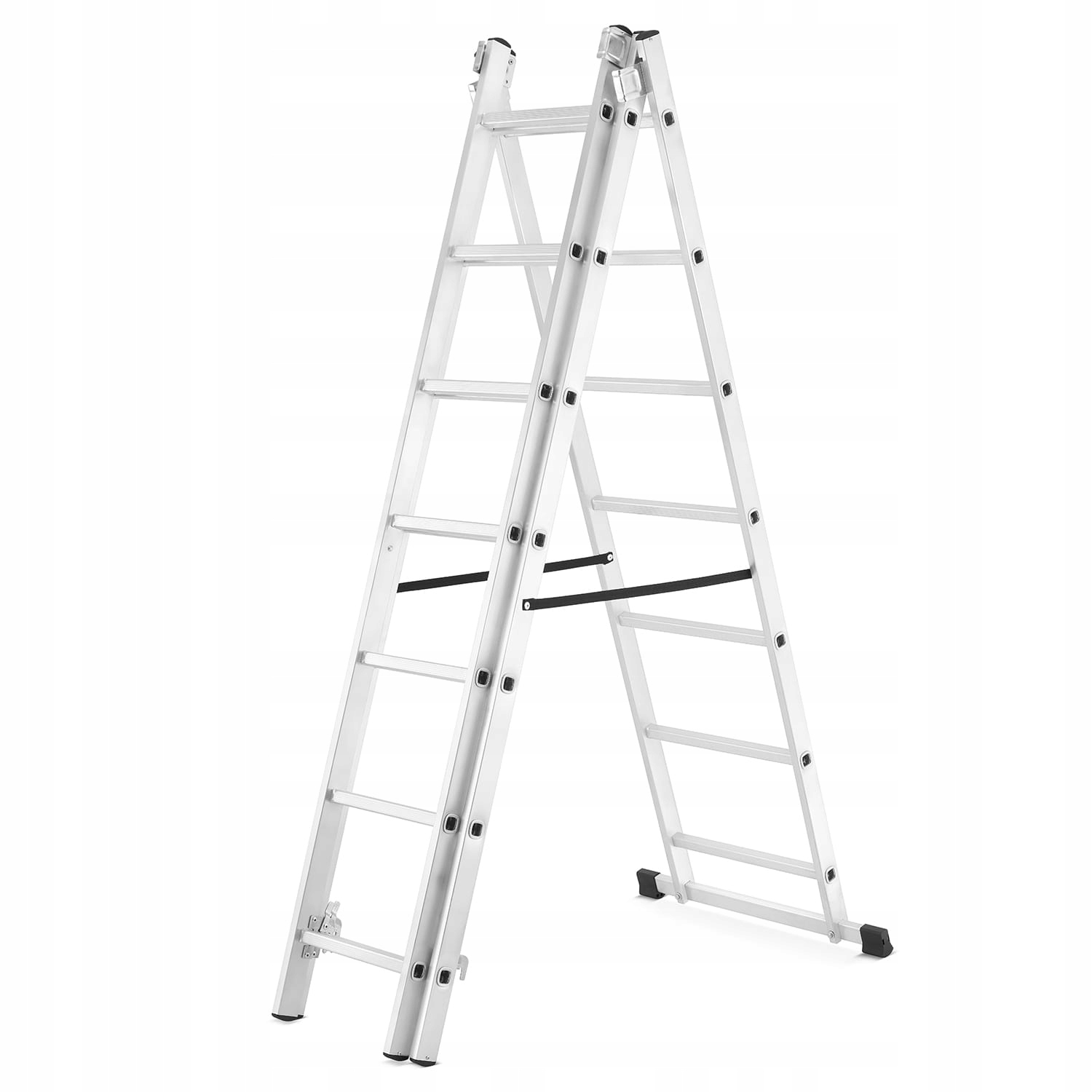 Drabina aluminiowa wielofunkcyjna z adaptacją na schody 3x7 HIGHER 150kg — 24