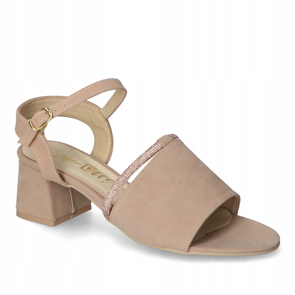 Sandály For-But 164/S Béžový semiš 41