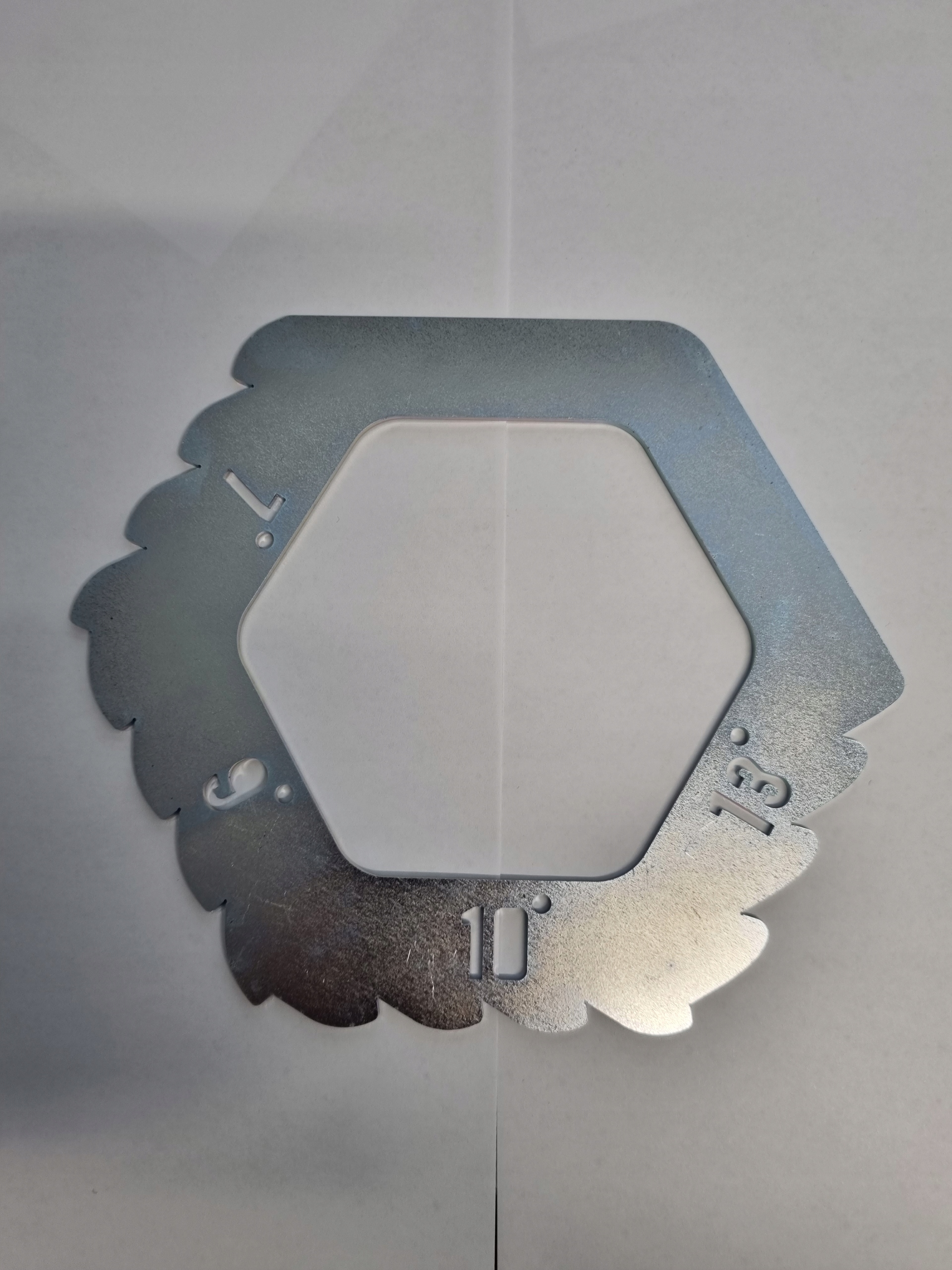 Wzornik profilu zęba piły taśmowej Borazon trak