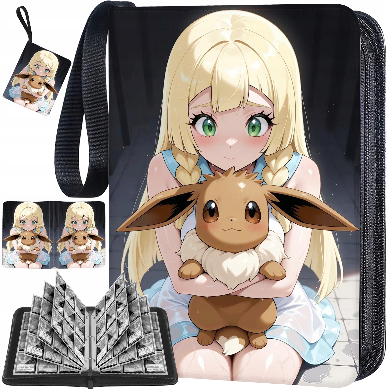 SEGREGATOR / ALBUM NA KARTY POKEMON - 900 KART - KLASER Z ZAMKIEM