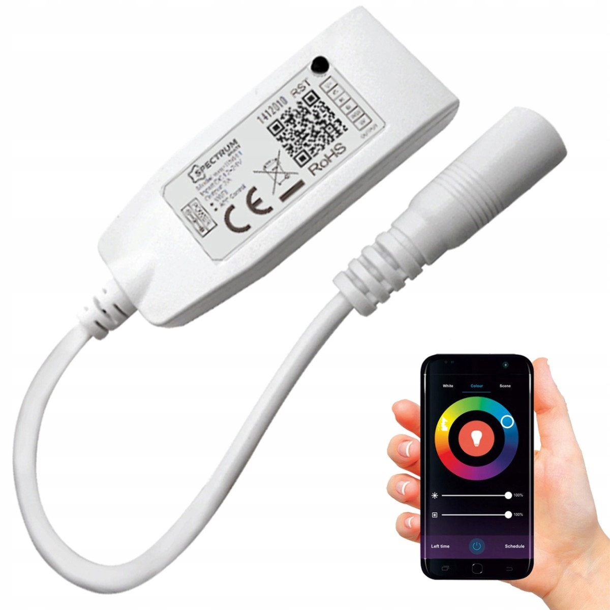 

Sterownik do taśm Led WiFi Rgbw+cct Ściemnialny