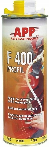 APP F400 DO PROFILI ZAMKNIĘTYCH 1L BURSZTYNOWY