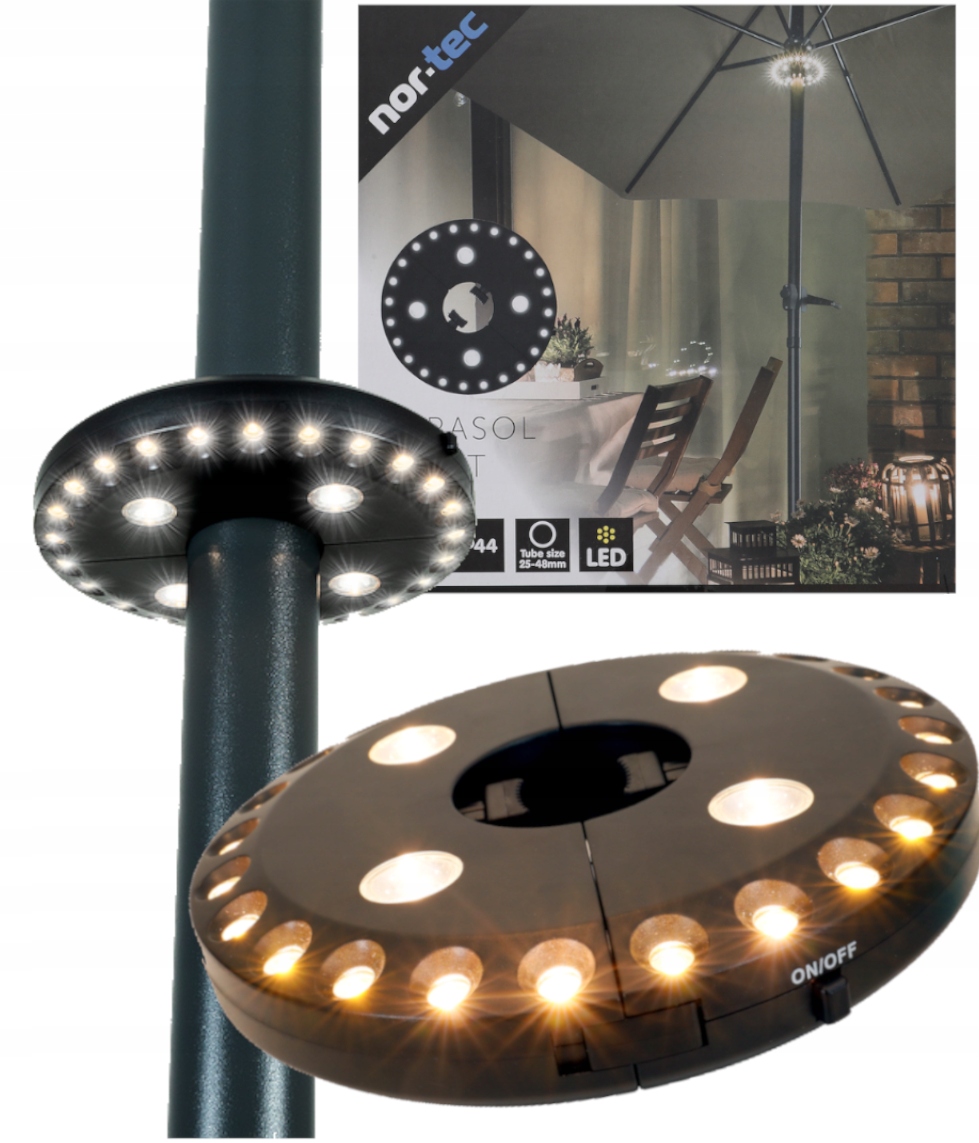 

Lampa Oświetleniowa Parasol Ogrodowy Balkon Led