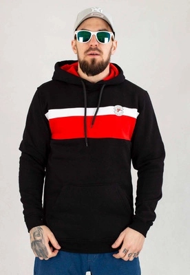 Mikina Patriotic S Kapucí Collage App černá