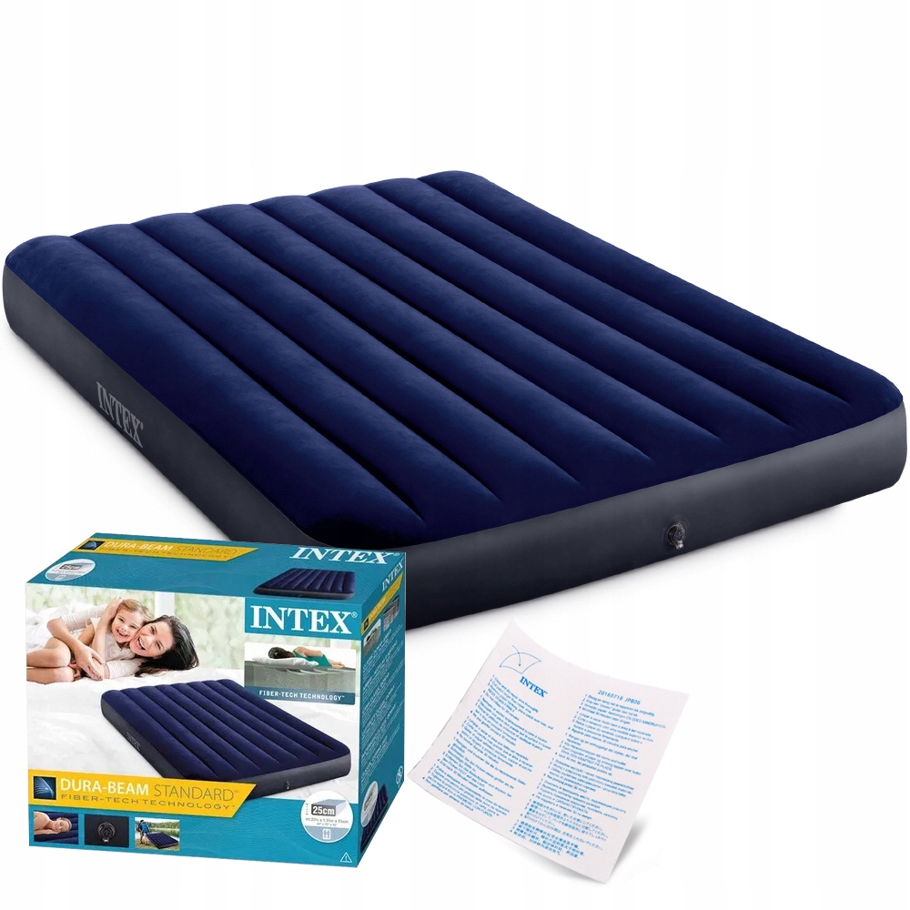 

Materac Dmuchany Welurowy 137x191 cm Intex 64758