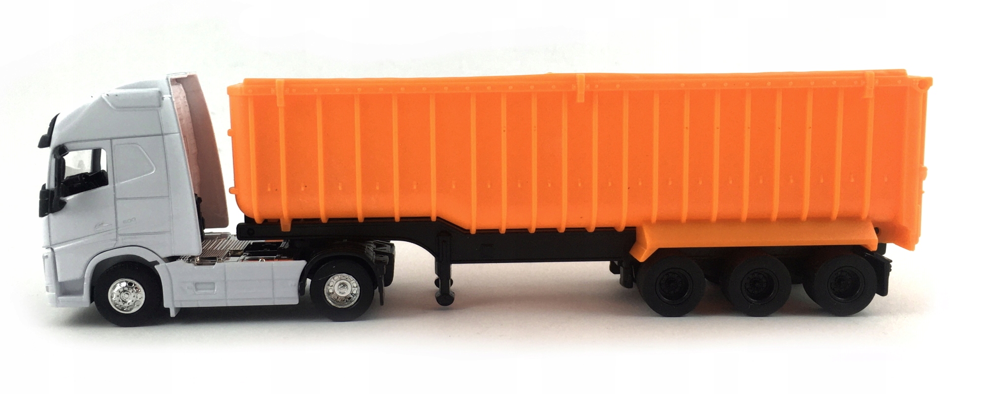TIR VOLVO FH NACZEPA WYWROTKA KIPER MODEL METAL WELLY 1:64 Marka Welly