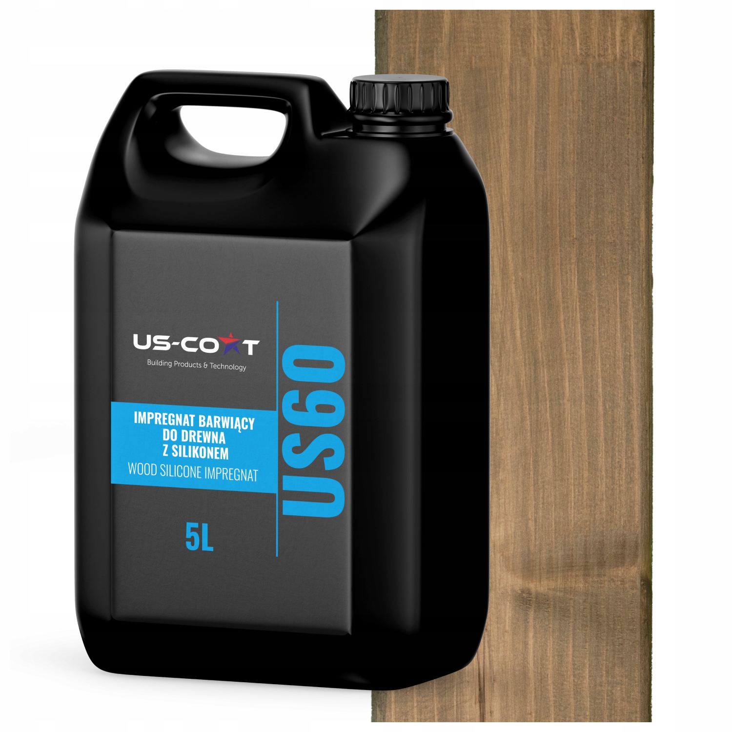 Barvící Impregnat Na Dřevo Se Silikonem 2v1 Altán Barva Hnědá V Šedé 5L