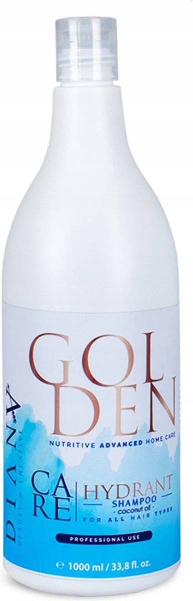 Výživný Šampon Diana Golden Blue Care po nanoplastice, keratin, 1000 ml
