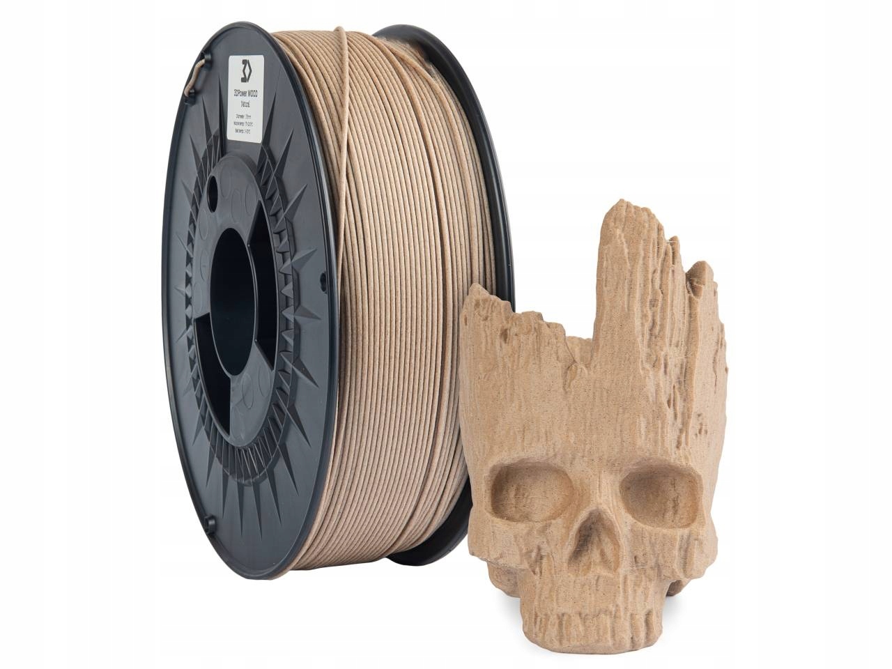 Filament 3DPower Wood 1.75mm Naturalny 1kg