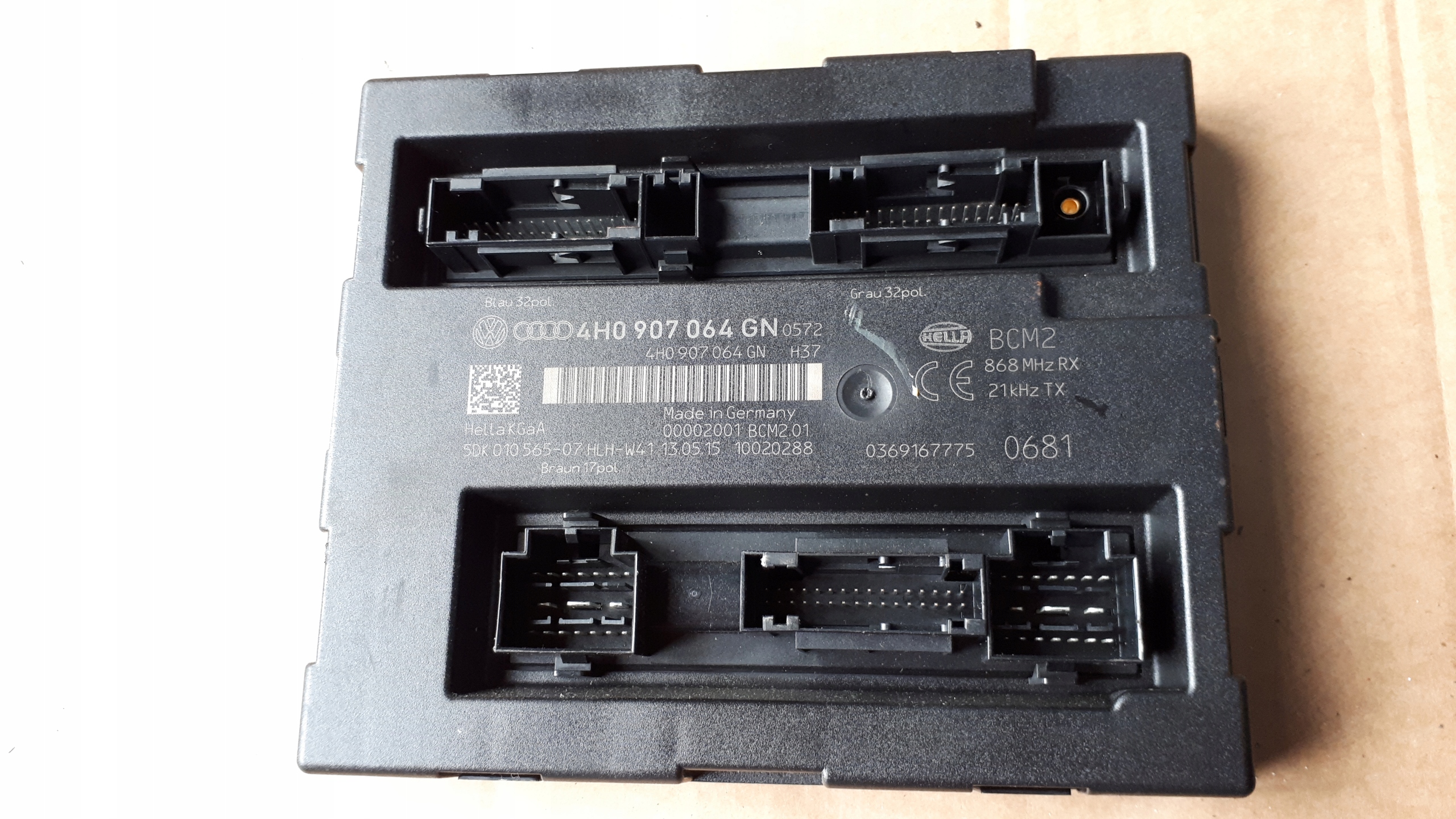 A6 C7 LIFT module control unit KOMFORTU 4H0907064GN