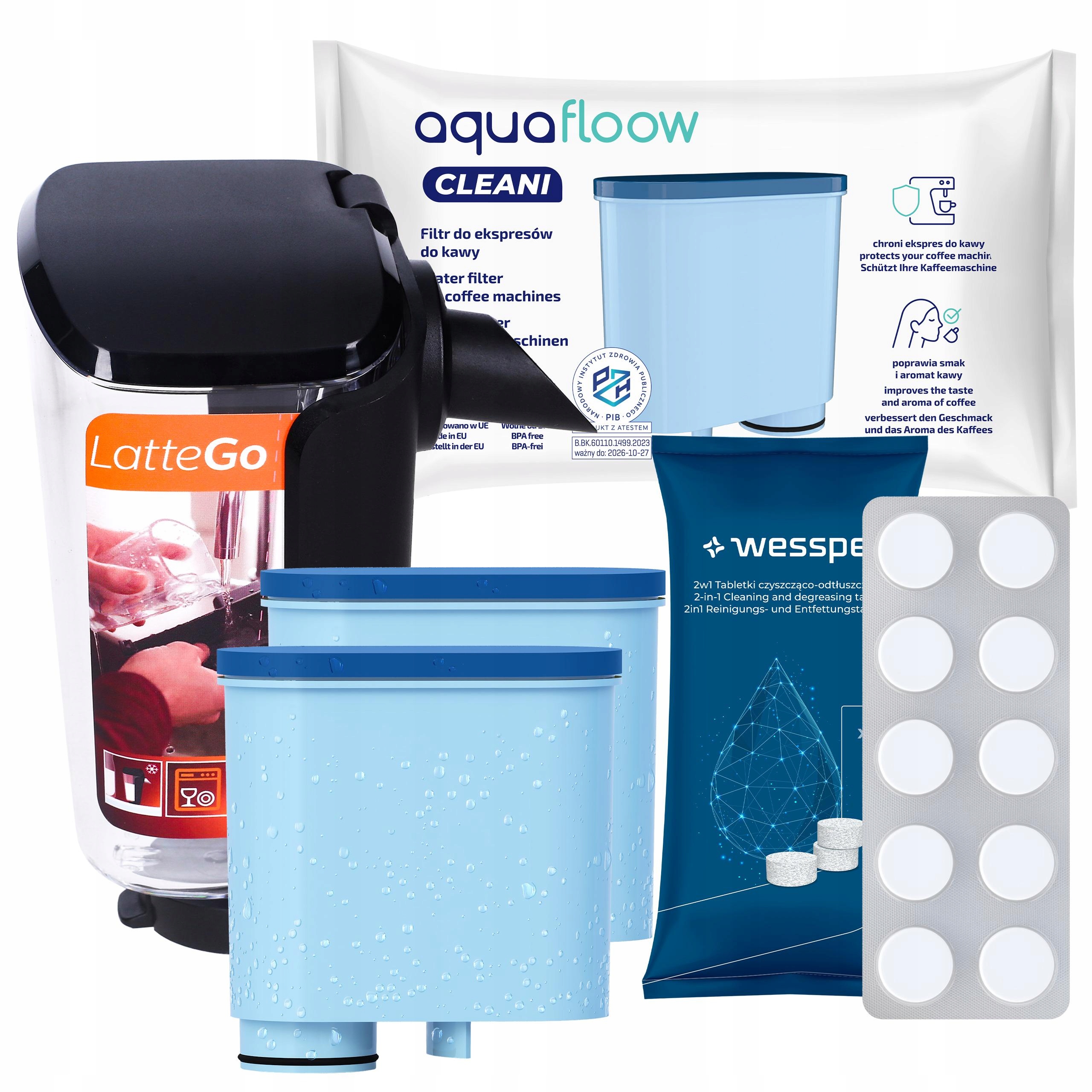 Zásobník na mléko Philips Saeco Latte Go – čisticí tablety na vodní filtr