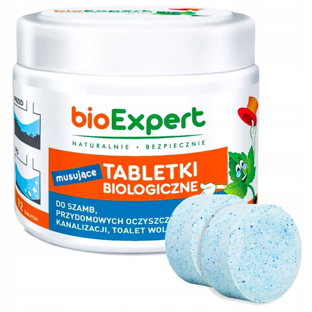 

Tabletki Biologiczne Bioexpert 12 do Szamba