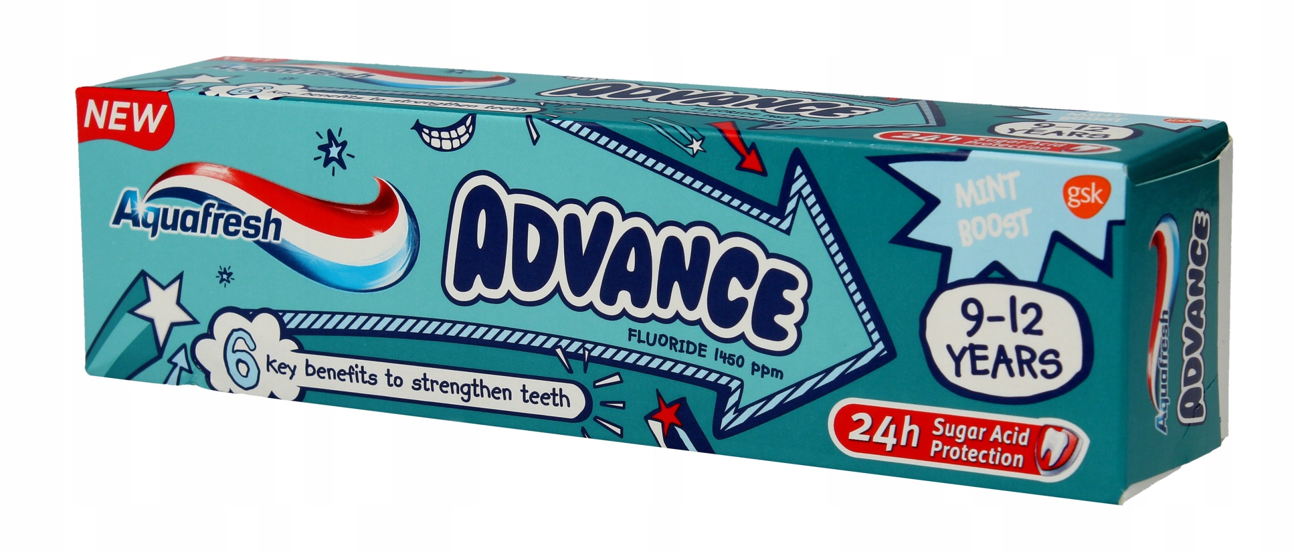 

Aquafresh Advance Pasta dla dzieci 9-12 lat 75ml
