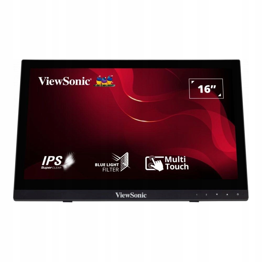 ViewSonic 15,6" Monitor Dotykowy TD1630-3 HDMI/VGA/USB-B/Głośniki 2x1W