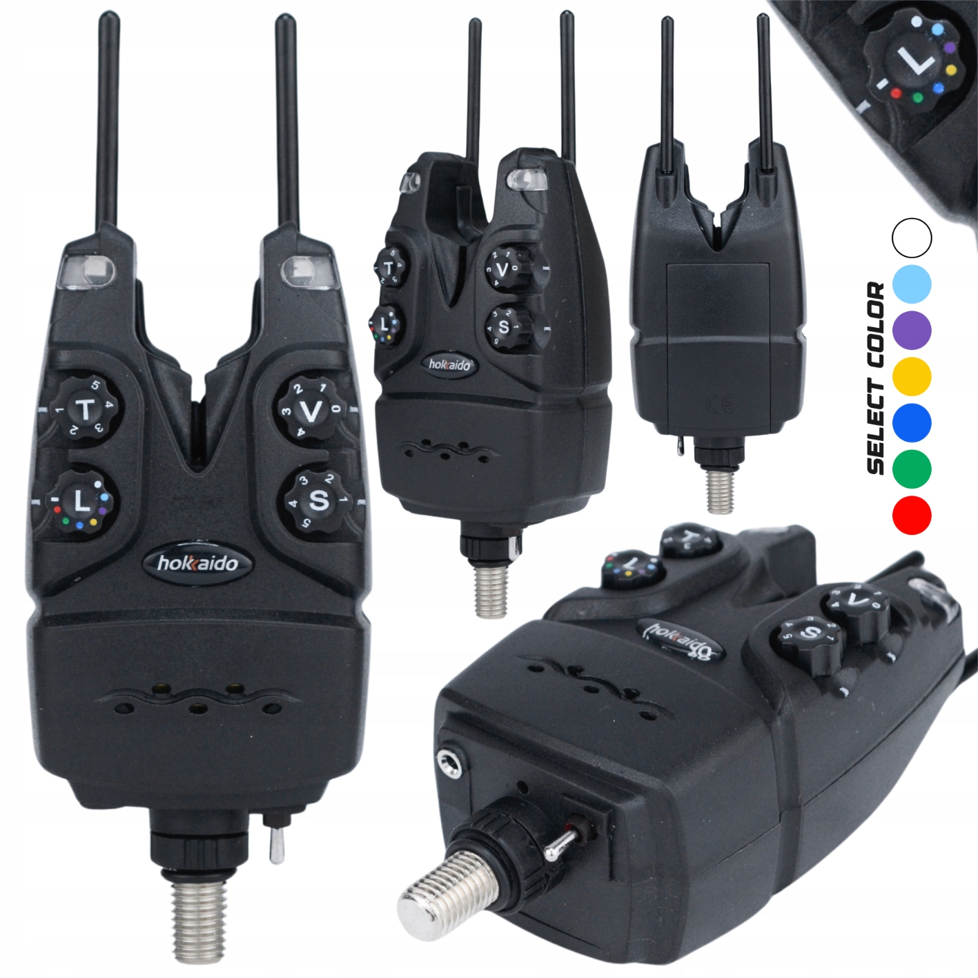 SADA RYBÁŘSKÝCH SIGNALIZÁTORŮ HOKKAIDO S ÚSTŘEDNOU 2+1 BUS BAR + PRUT RGB Model W12060