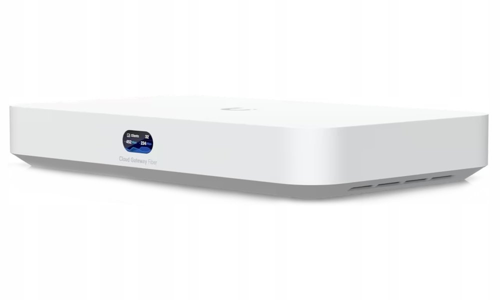 Ubiquiti UniFi Cloud Gateway Fiber Router, Full UniFi Os, Ids/ips, 5x 2.5