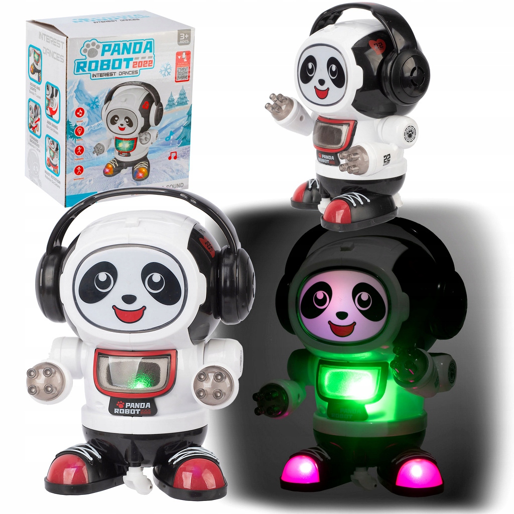 

Robot Tańczący Panda Interaktywny Światło Dźwięk