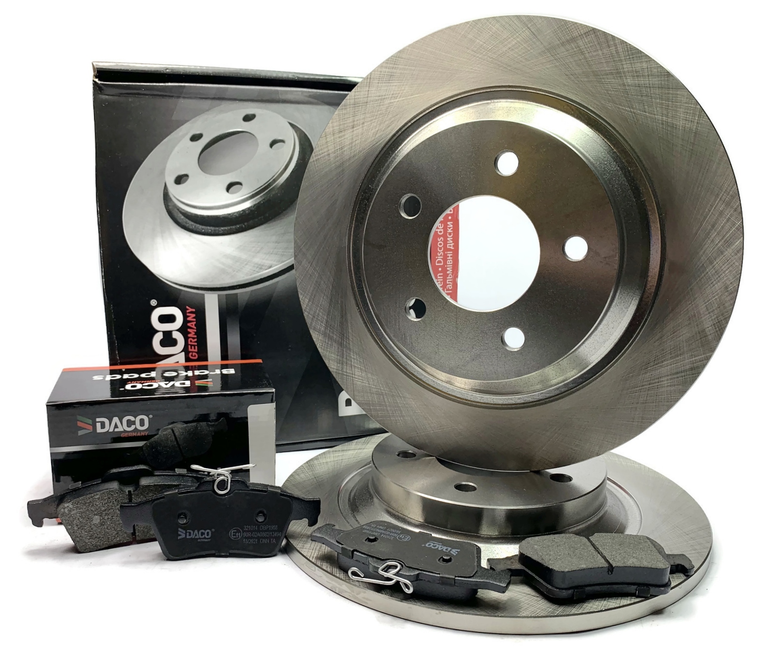 602213 - Диски колодки задние MAZDA 5 (CR19, CW) Daco Germany