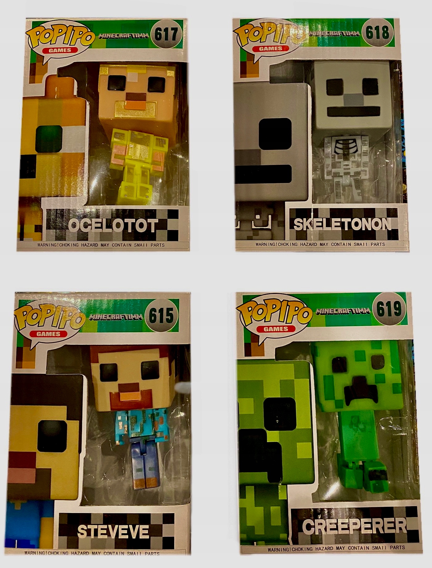 Súprava akčných figúrok CREEPER MINECRAFT