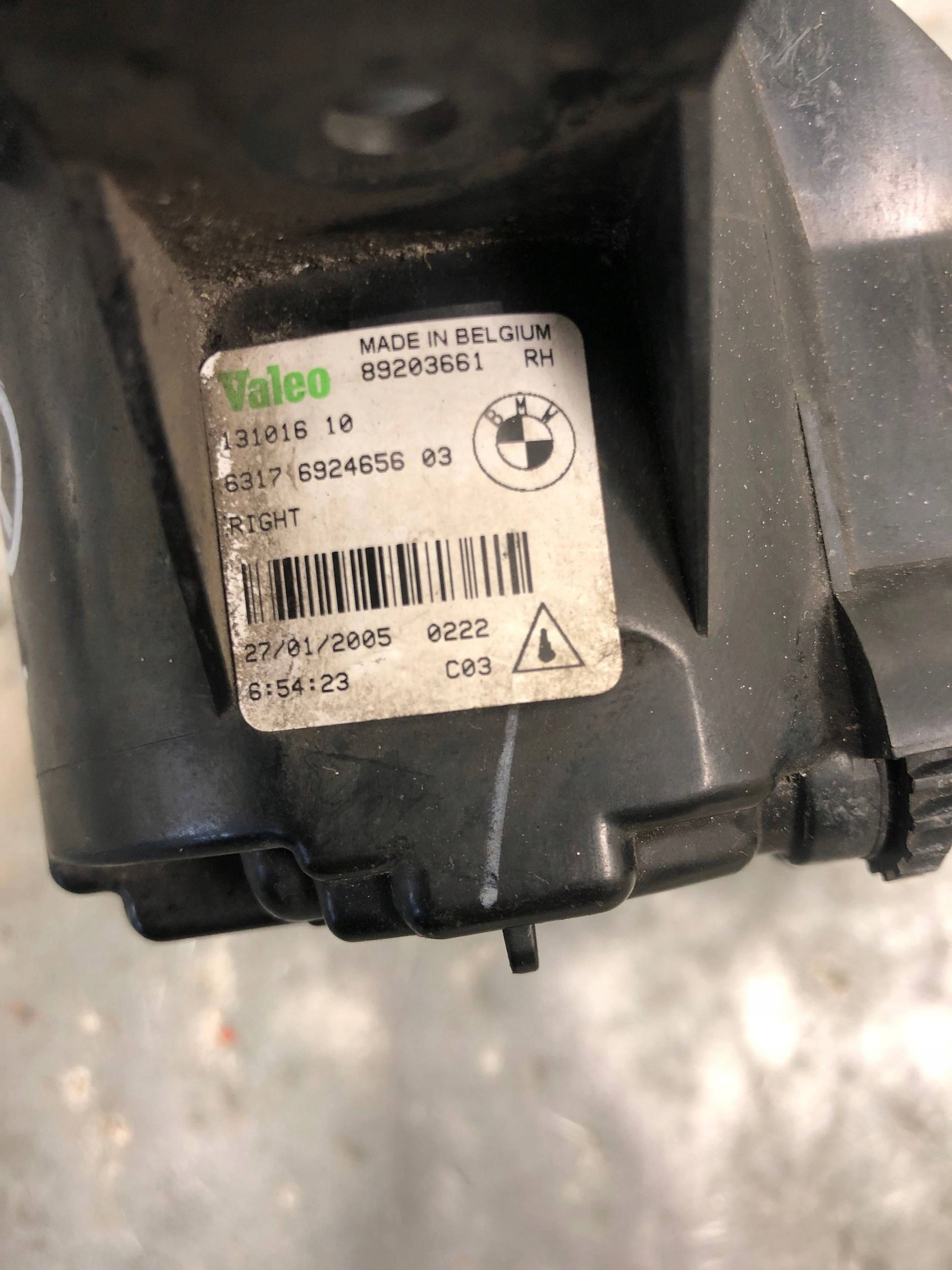 fog light right front BMW E87 6924656