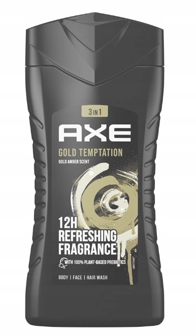 

Axe, Gold Temptation, Żel pod prysznic, 250ml
