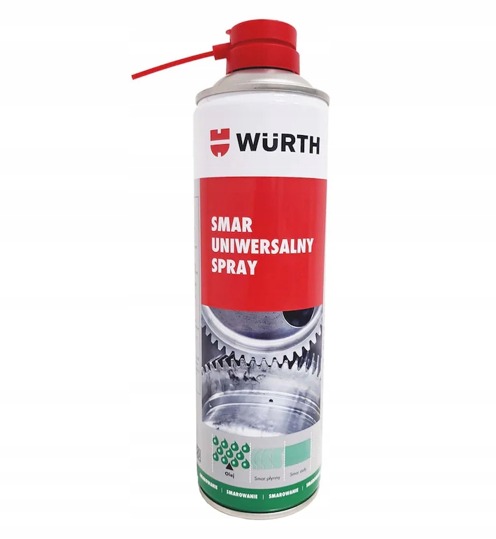 

Wurth Smar Uniwersalny W Sprayu 500ml Oryginalny!