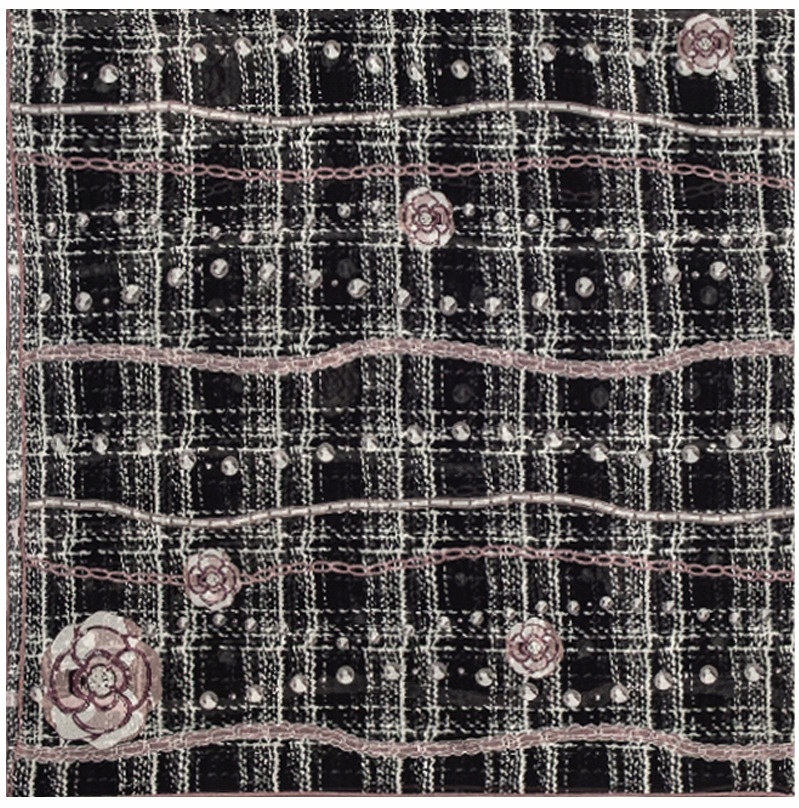 Hedvábná šála Velká šála Šátek 105 x 110 cm Módní šála Hedvábí Moruše