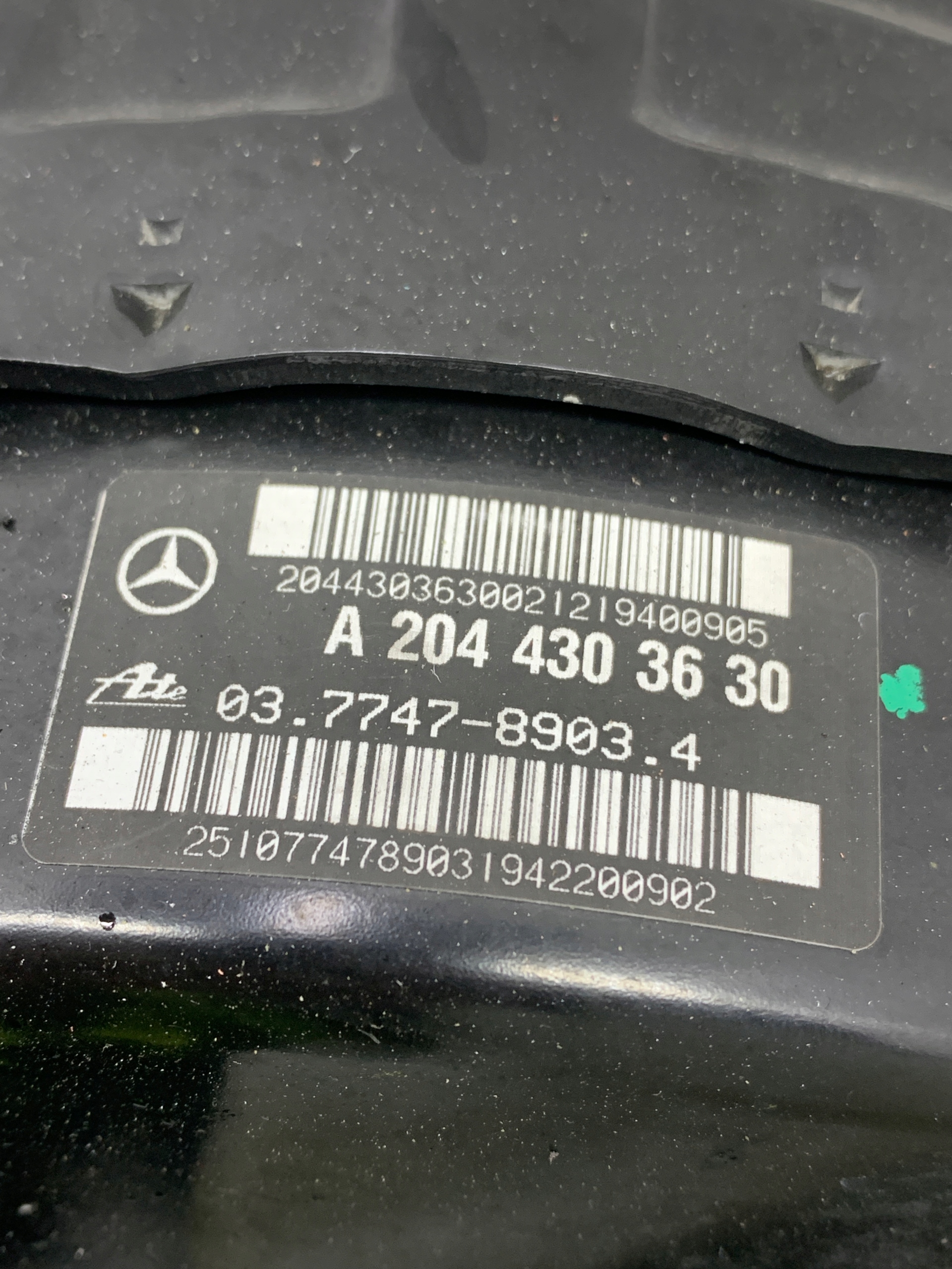 servo Servofreno A2044303630 MERCEDES W204 COUPE (2011-2014) 2.2 CDI
