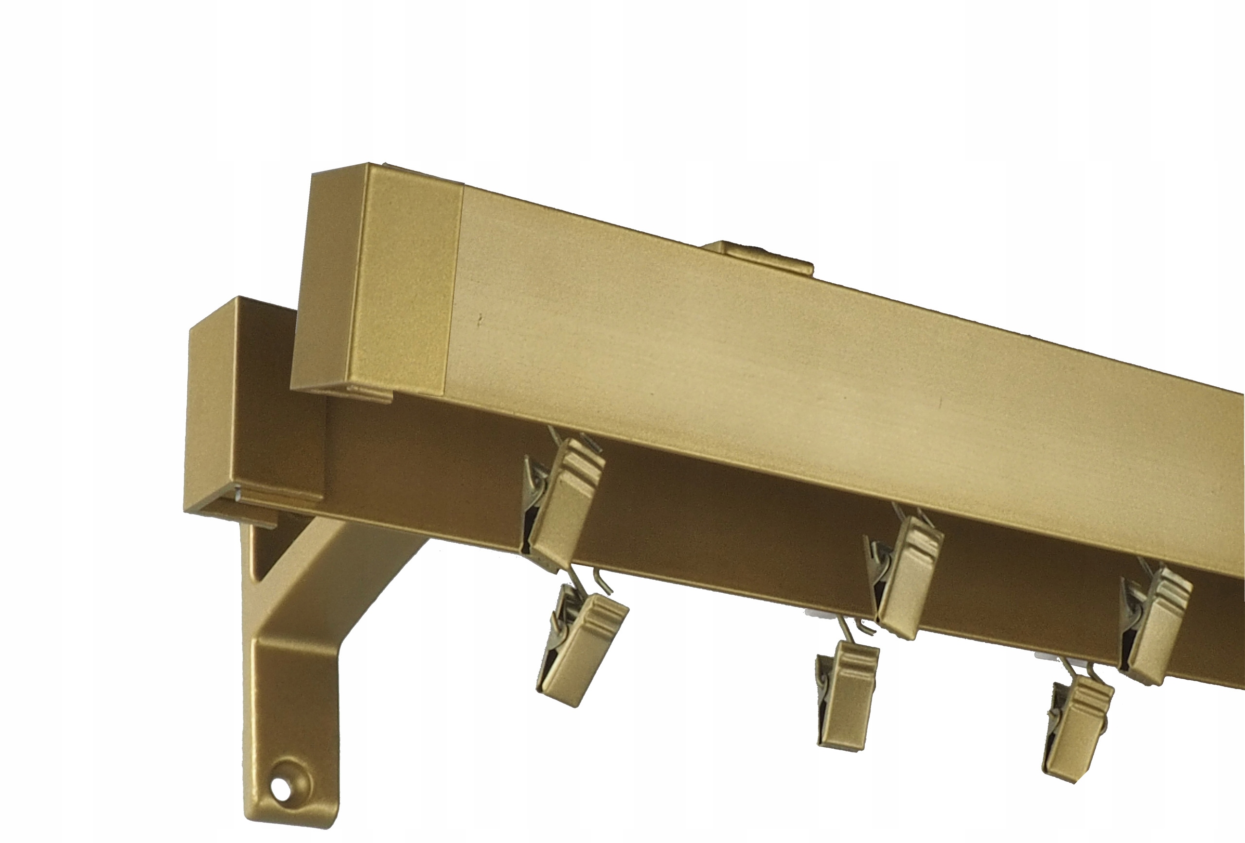 KARNISZ SZYNA ALUMINIOWA PODWÓJNA 590 KOLORY