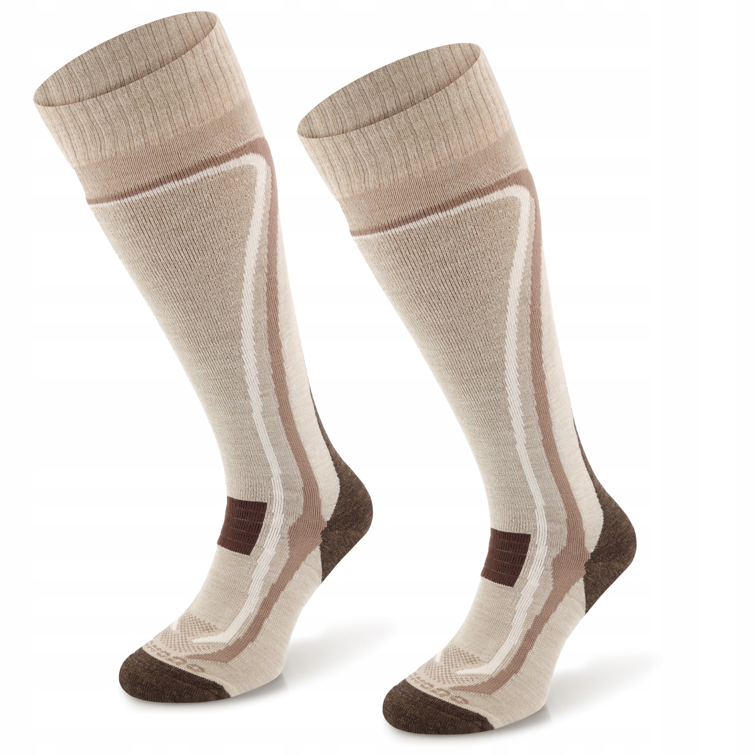 Ciepłe zimowe skarpety termoaktywne na narty 50% merino Comodo roz. 35-38