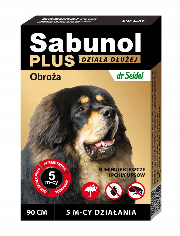 

Sabunol Plus Obroża na Pchły i Kleszcze 90cm